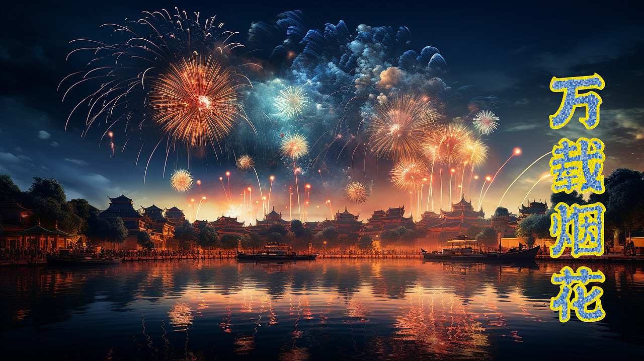 万载组合类烟花包装、鞭炮包装设计平面图