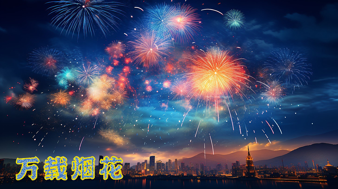 万载组合类烟花包装、鞭炮包装设计平面图