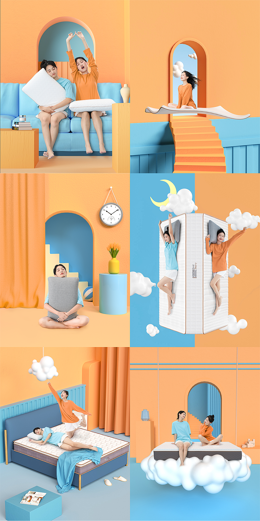 深圳床垫淘宝详情页图