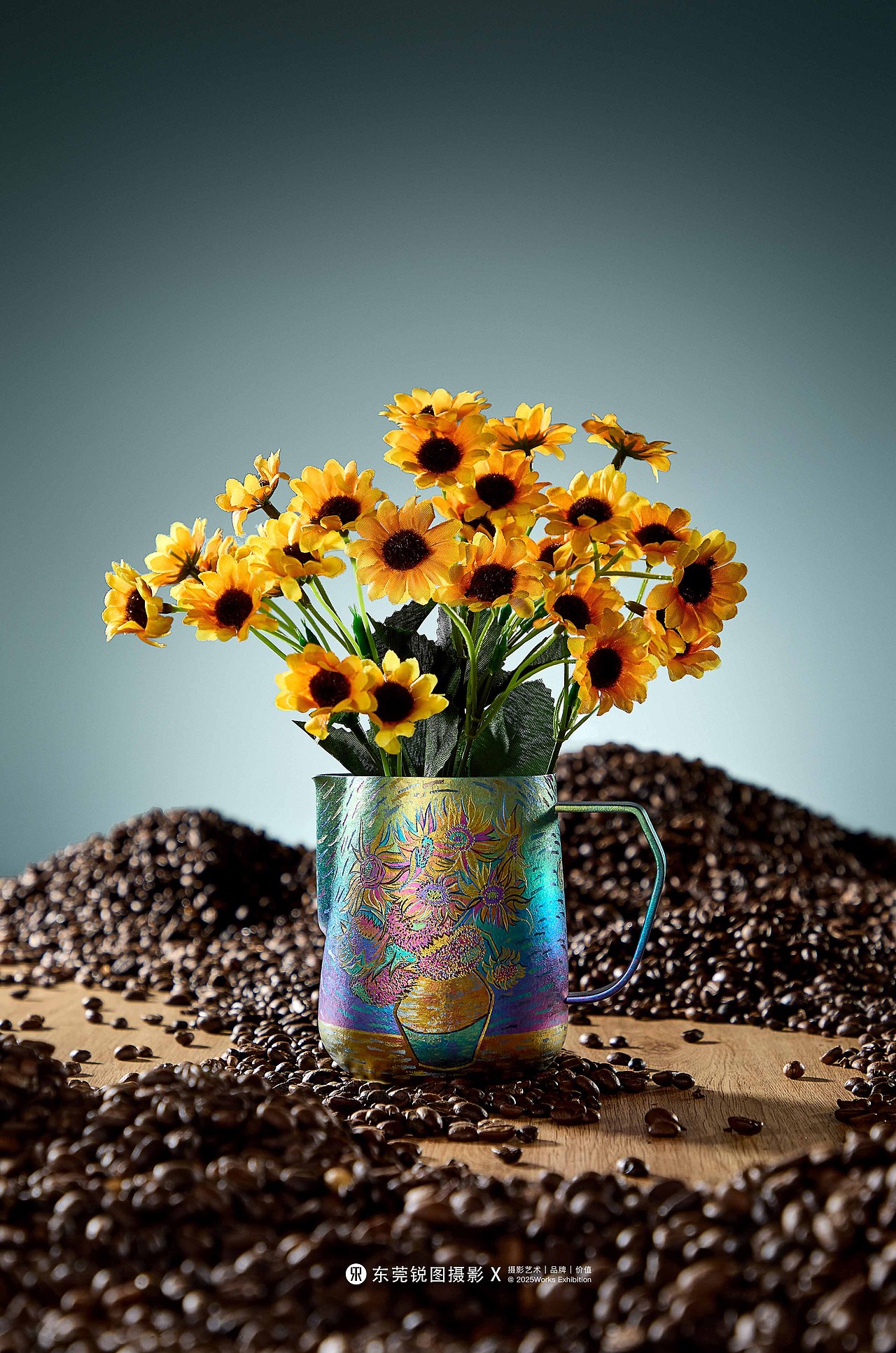 咖啡拉花杯创意广告策划摄影 X 东莞锐图摄影