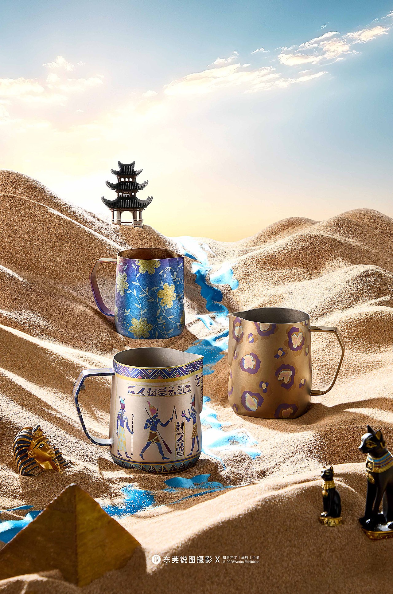 咖啡拉花杯创意广告策划摄影 X 东莞锐图摄影