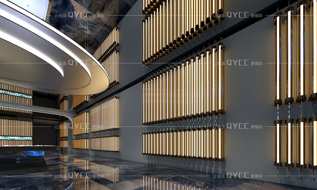 展厅设计-科幻工装空间设计