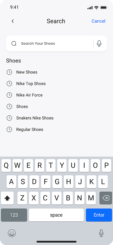 移动端运动鞋商城展示