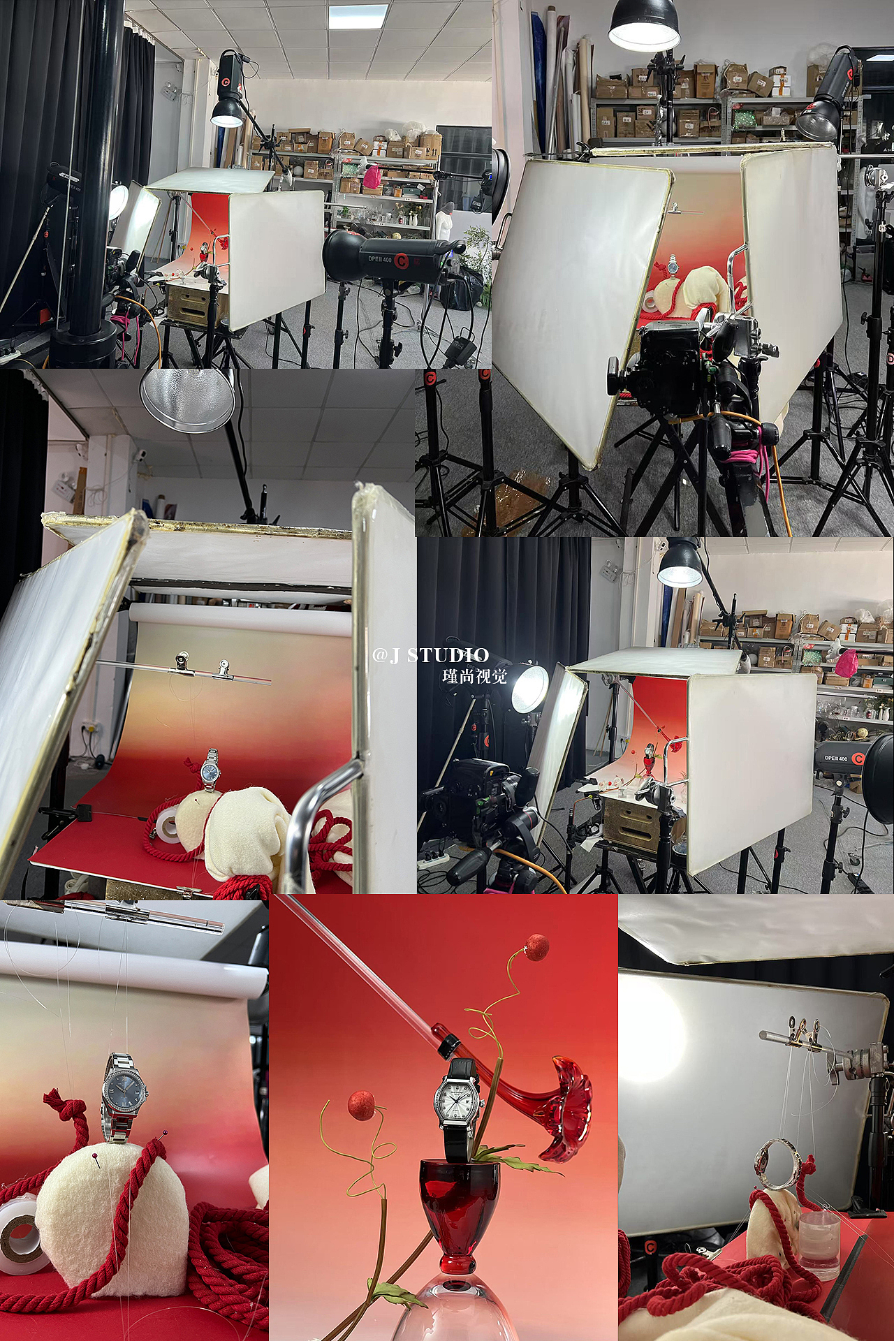 手表x创意场景图x红韵~鸿运