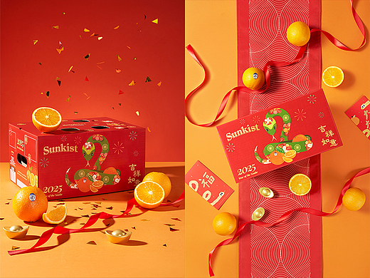 橙子礼盒拍摄 | sunkist新奇士 | 产品摄影