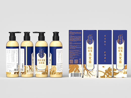 环球视觉国际艺术设计奖（作品）中药养发系列包装设计