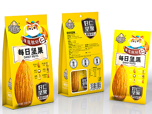 VI设计 包装 干果 坚果包装设计 食品包装 休闲零食