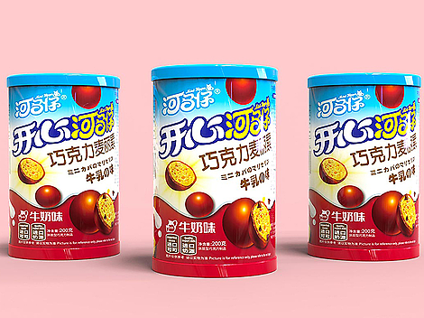 巧克力包装设计 休闲食品 麦丽素 品牌包装设计