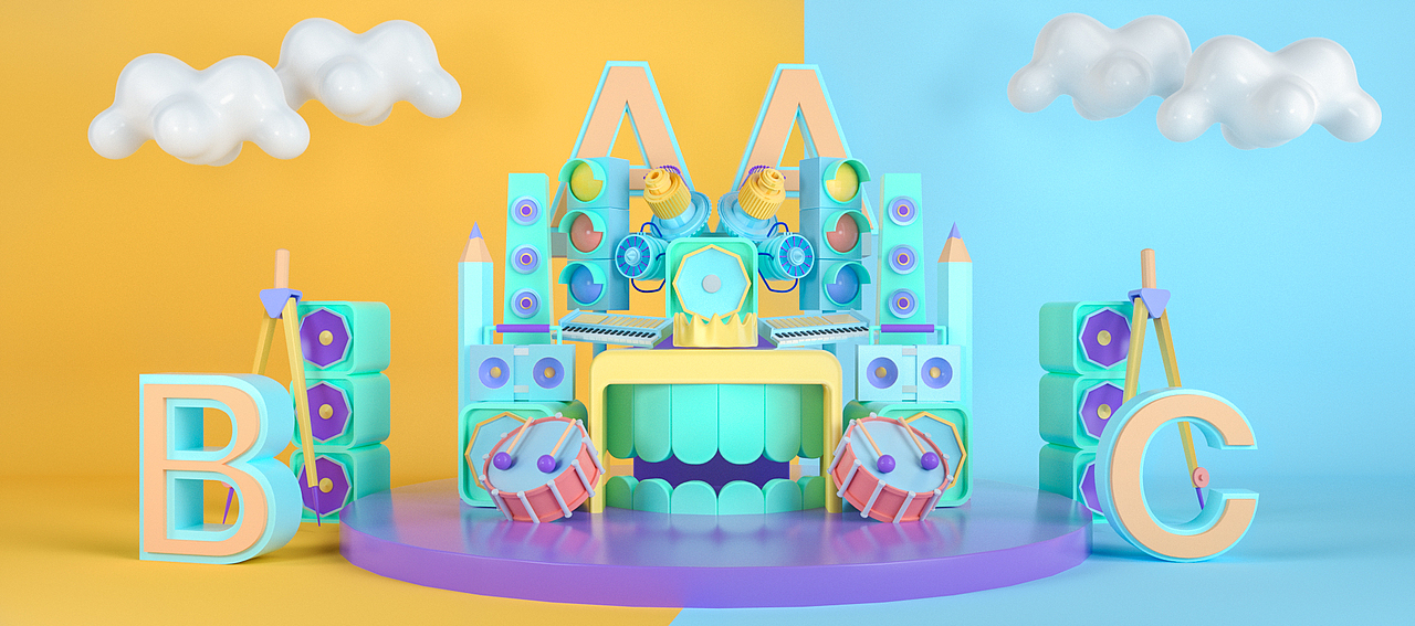 3D建模/C4D/电商场景