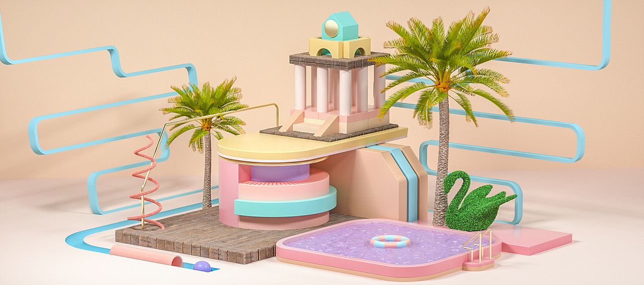 3D建模/C4D/电商场景