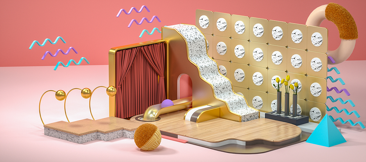 3D建模/C4D/电商场景