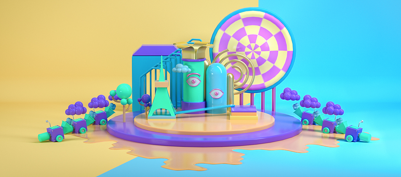 3D建模/C4D/电商场景