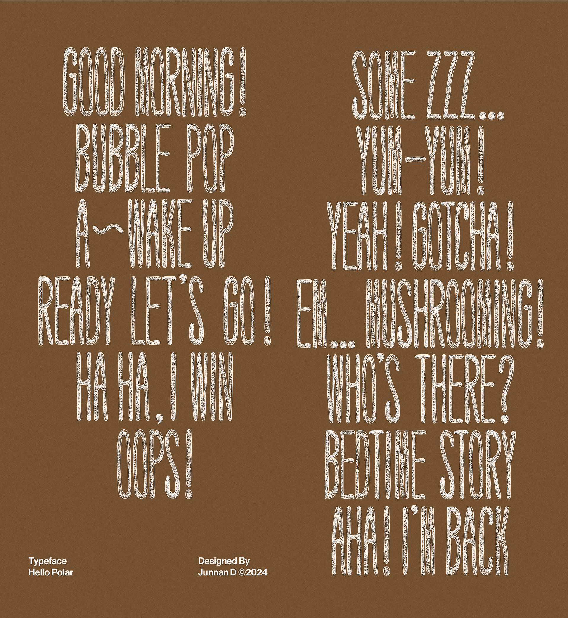 你好宝拉第一季CG短片-平面宣传图&字体设计