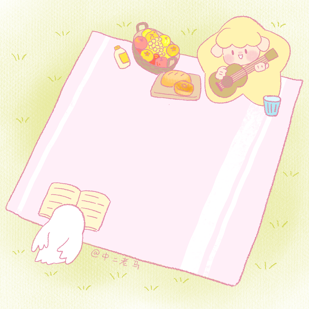 个人文创品牌【微光小羊】春日便签本