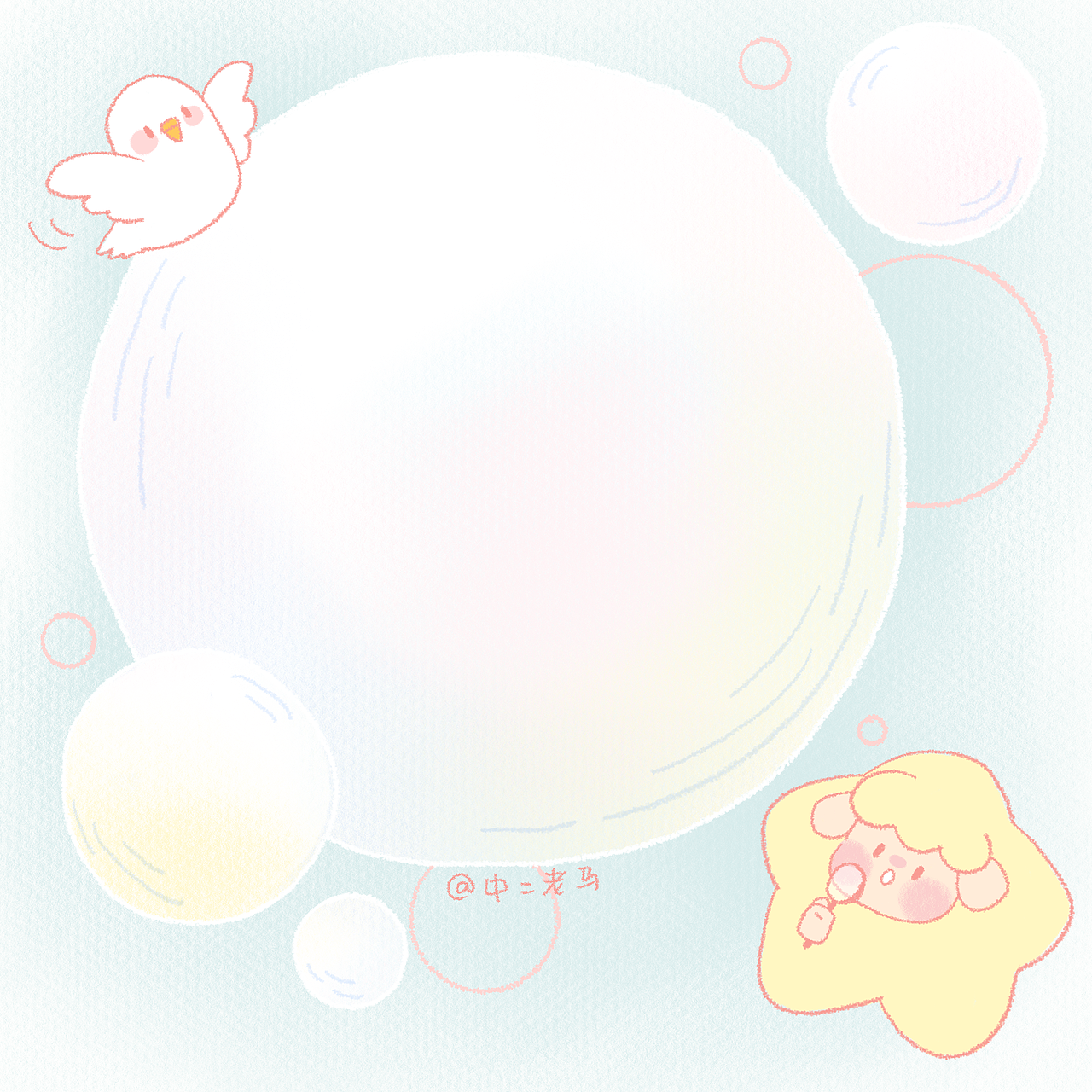 个人文创品牌【微光小羊】春日便签本