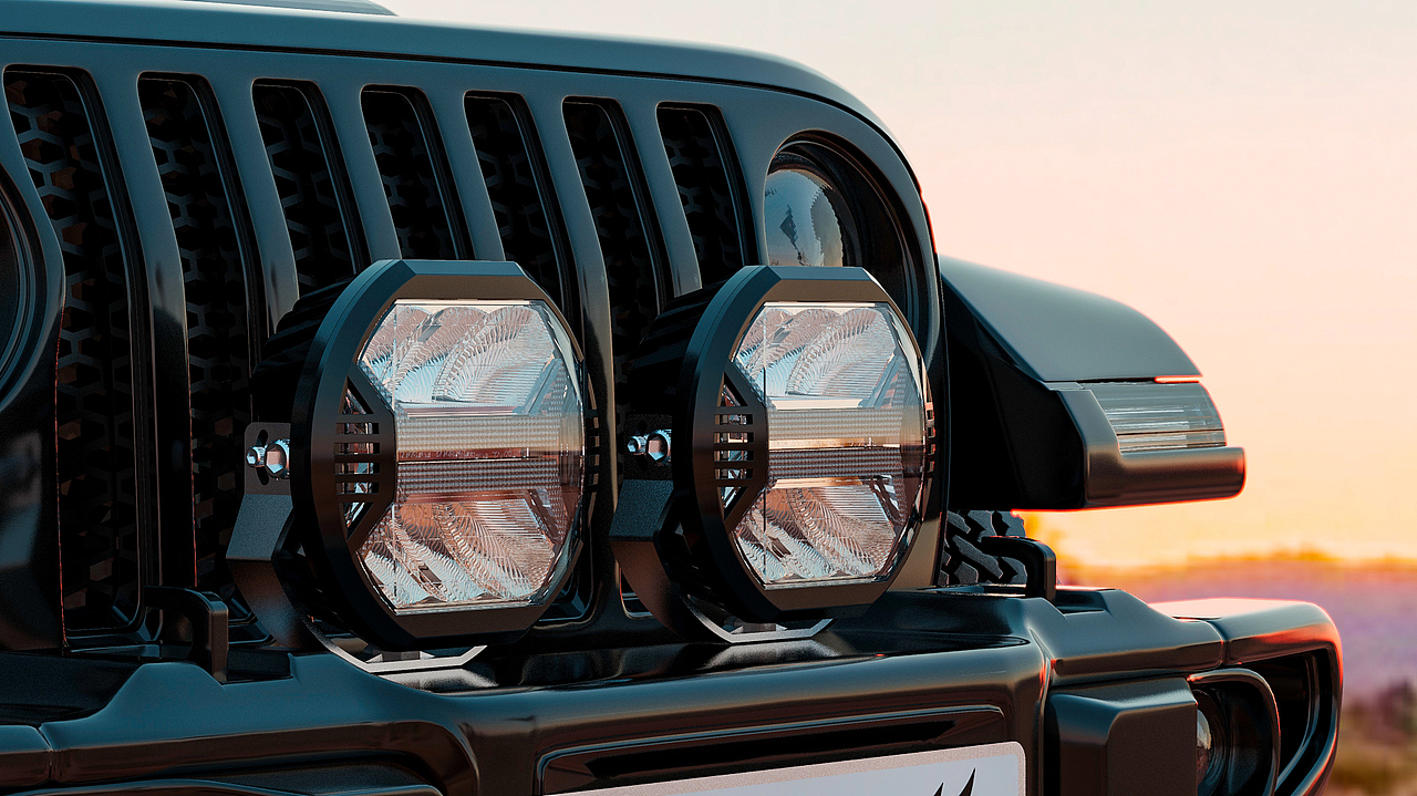 Jeep JL风洞车灯3维动画渲染（图ZMzg1NDAzNzA4） - 电商 - 站酷设计师RDSXSG原创素材 - 站酷ZCOOL