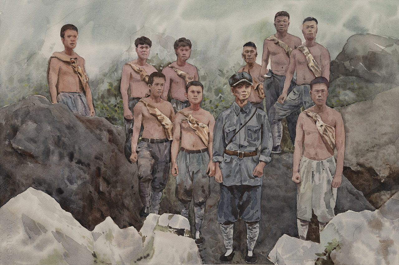 正当刘伯承准备返回北岸时,他突然发现上游不远处一位战士正牵着马义无反顾地徒涉而行,并成功渡过淮河。看到这,刘伯承立即命令部队迅速徒涉过河。