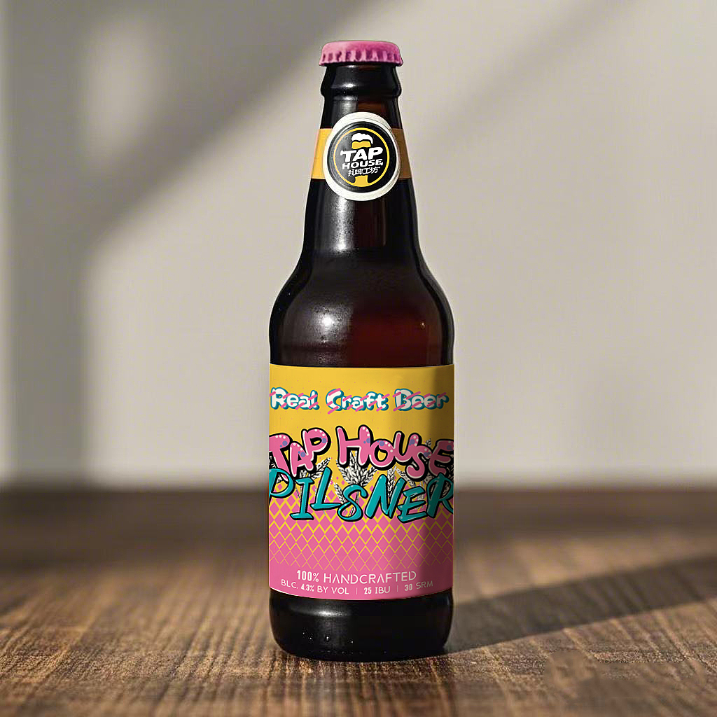 Tap House精酿啤酒瓶贴设计初稿（图ZMzg1NDI1MDYw） - 包装 - 站酷设计师far_1221原创素材 - 站酷ZCOOL