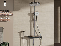 淋浴花洒渲染案例