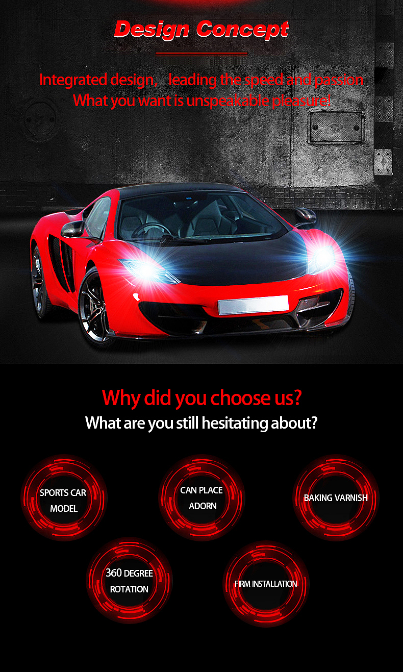 电商详情页/直通车/亚马逊/车模手机支架