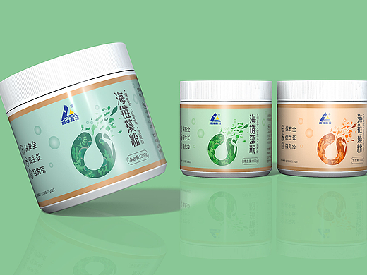 利洋水产药店 | 水产科技 海链藻粉 包装设计 品牌升级