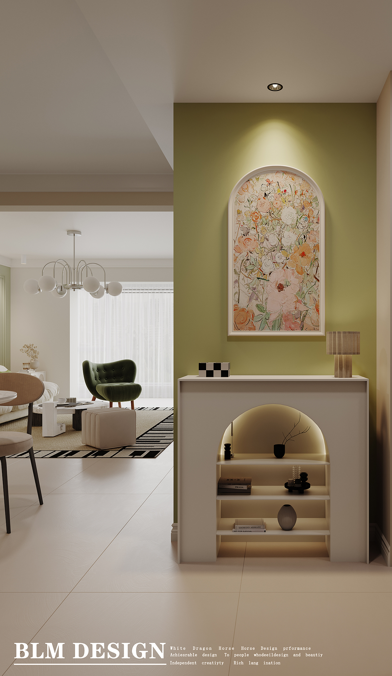 法式小清新家装效果图案例