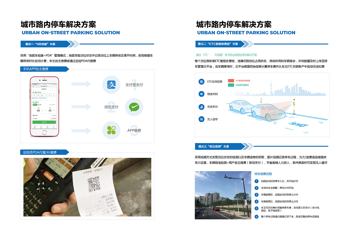 智慧停车宣传册设计