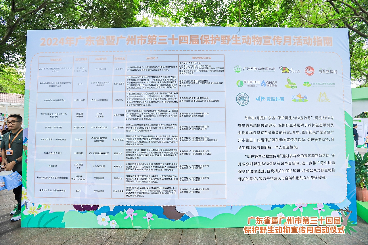 2024广东省暨广州市野生动物宣传保护月主题活动（图ZMzg1NDU1ODAw） - 宣传物料 - 站酷设计师老合鸟子原创素材 - 站酷ZCOOL