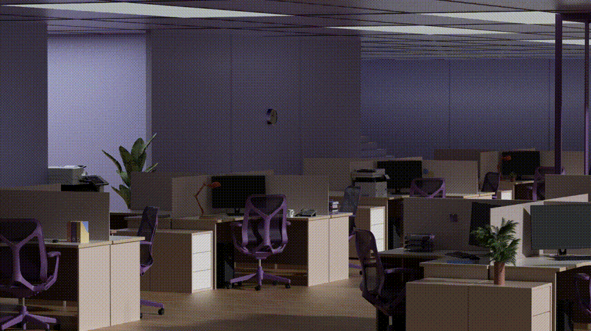 C4D 办公室三维创意动画