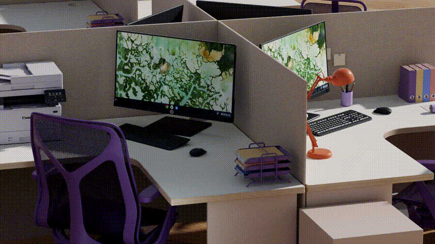 C4D 办公室三维创意动画