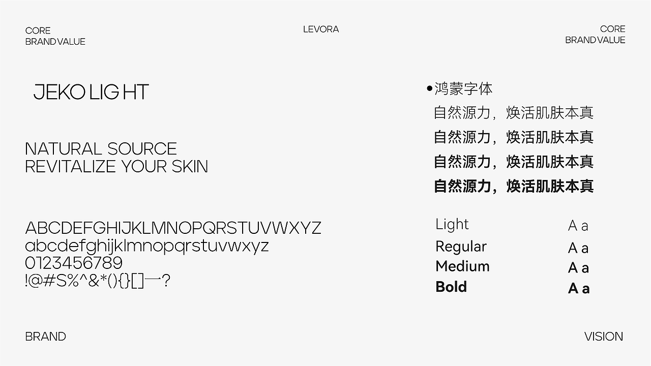 Levora护肤品｜品牌设计