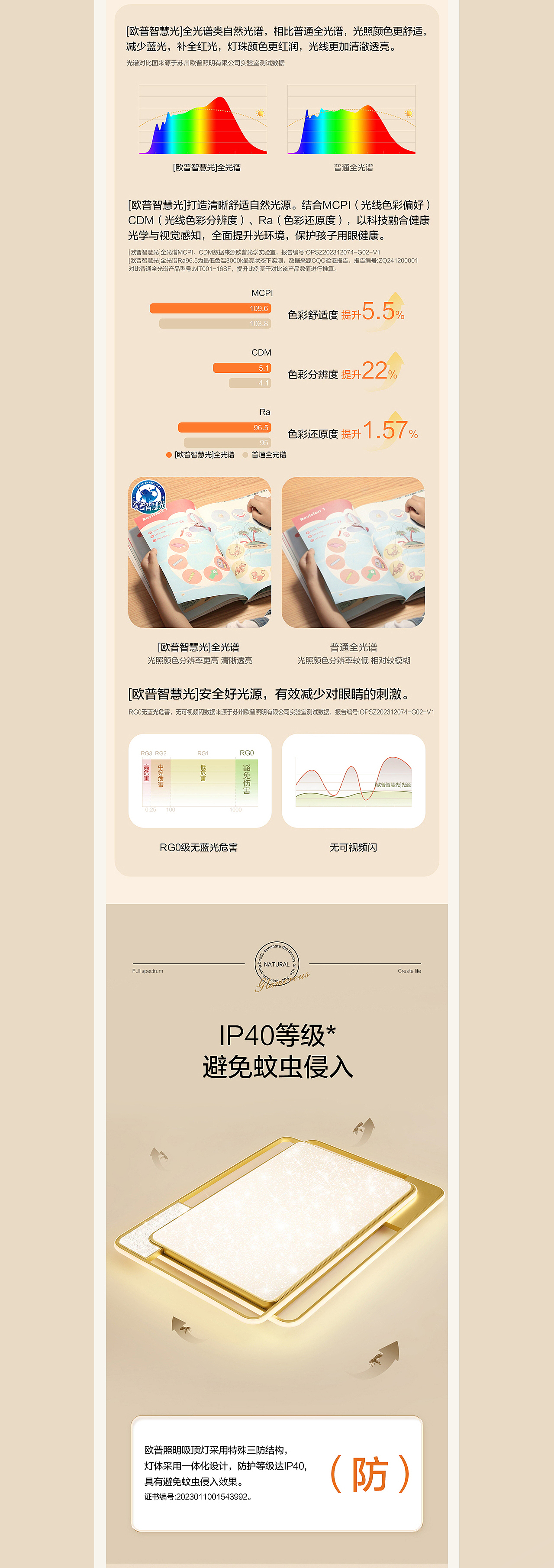 电商视觉丨轻奢奶油吸顶灯详情设计（图ZMzg1NDY4NTQw） - 电商 - 站酷设计师欧普照明电商设计原创素材 - 站酷ZCOOL