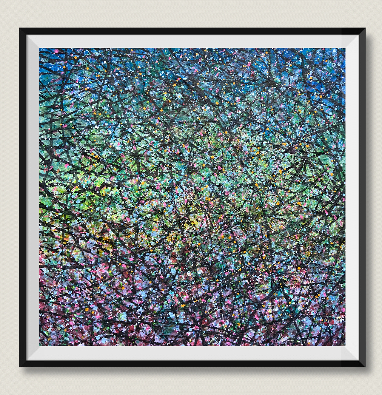 刘勇良彩墨作品：致敬情人节