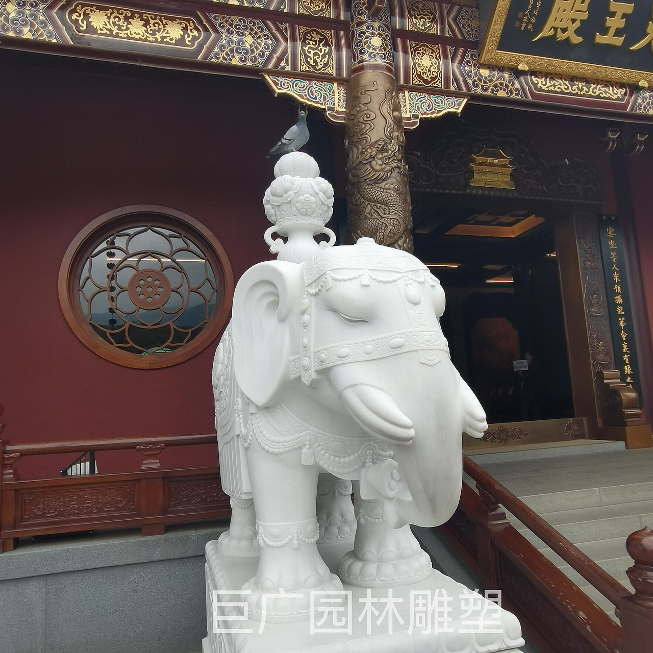 圣洁祥瑞，镇寺瑞象（图ZMzg1NDk5MTIw） - 工艺品设计 - 站酷设计师巨广园林雕塑原创素材 - 站酷ZCOOL
