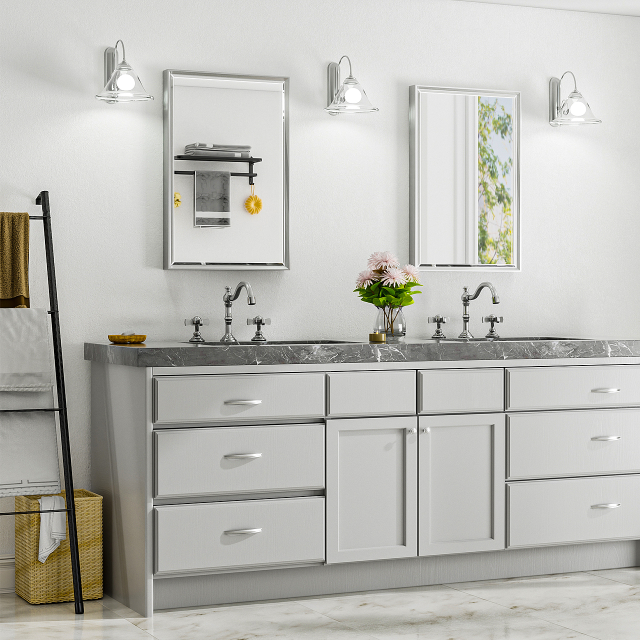 2024亚马逊室内渲染图｜浴室镜子（图ZMzg1NDk5Mzk2） - 场景 - 站酷设计师LeoFelix原创素材 - 站酷ZCOOL