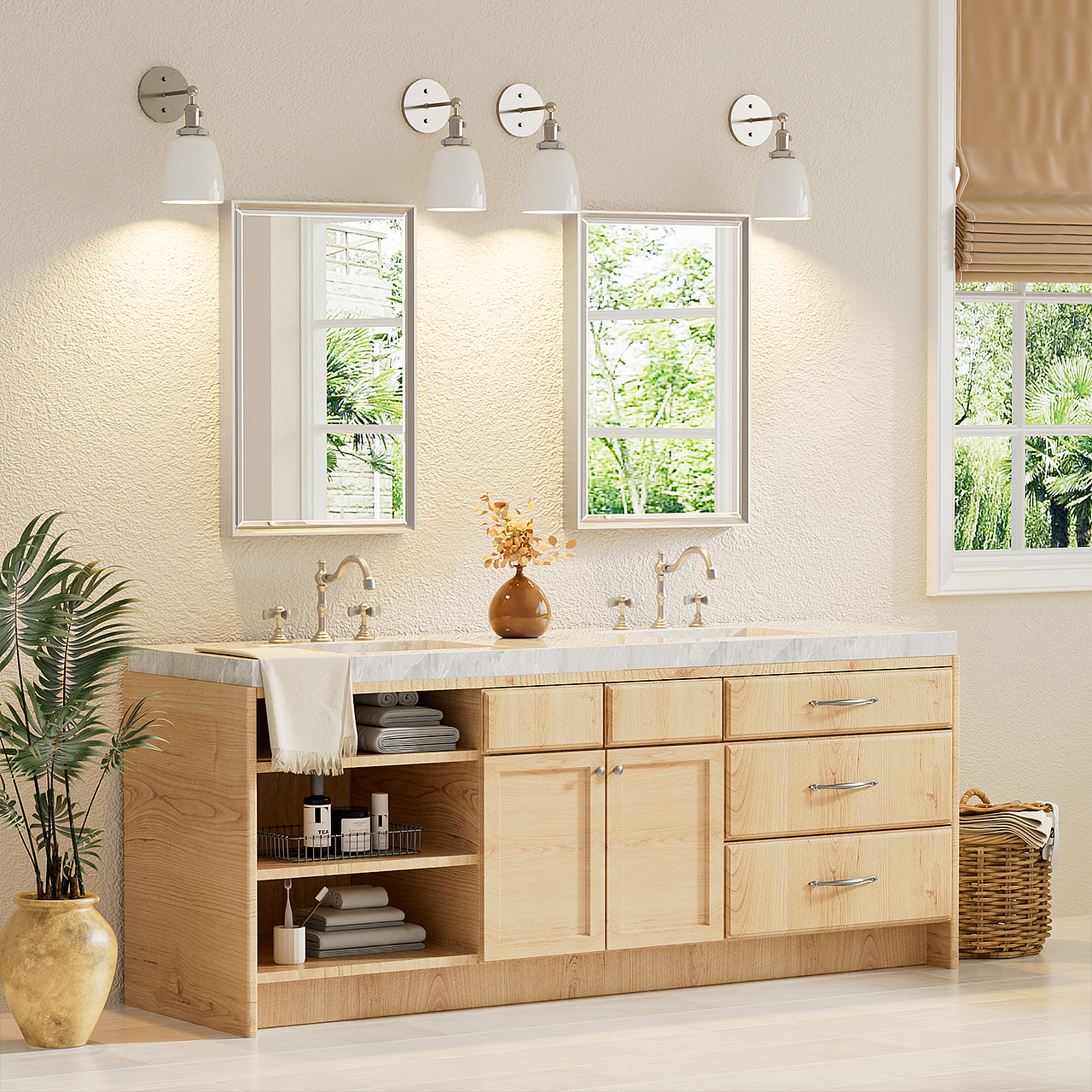 2024亚马逊室内渲染图｜浴室镜子（图ZMzg1NDk5NDIw） - 场景 - 站酷设计师LeoFelix原创素材 - 站酷ZCOOL