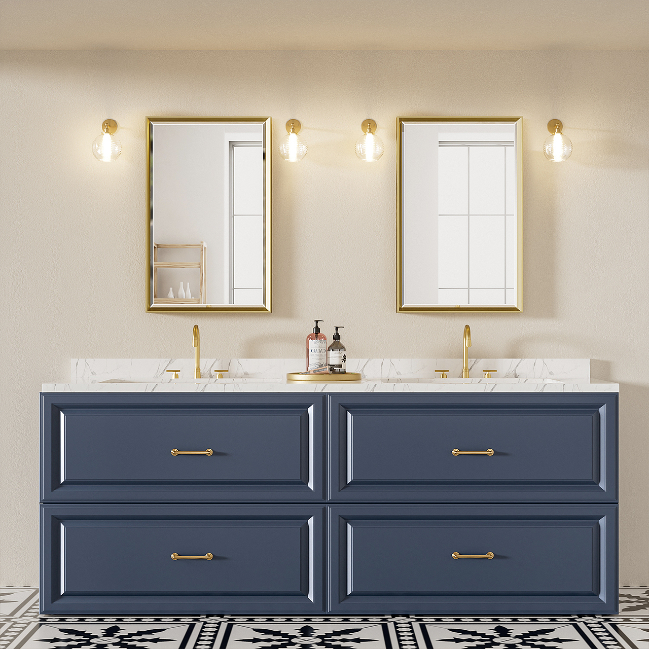 2024亚马逊室内渲染图｜浴室镜子（图ZMzg1NDk5NDY0） - 场景 - 站酷设计师LeoFelix原创素材 - 站酷ZCOOL