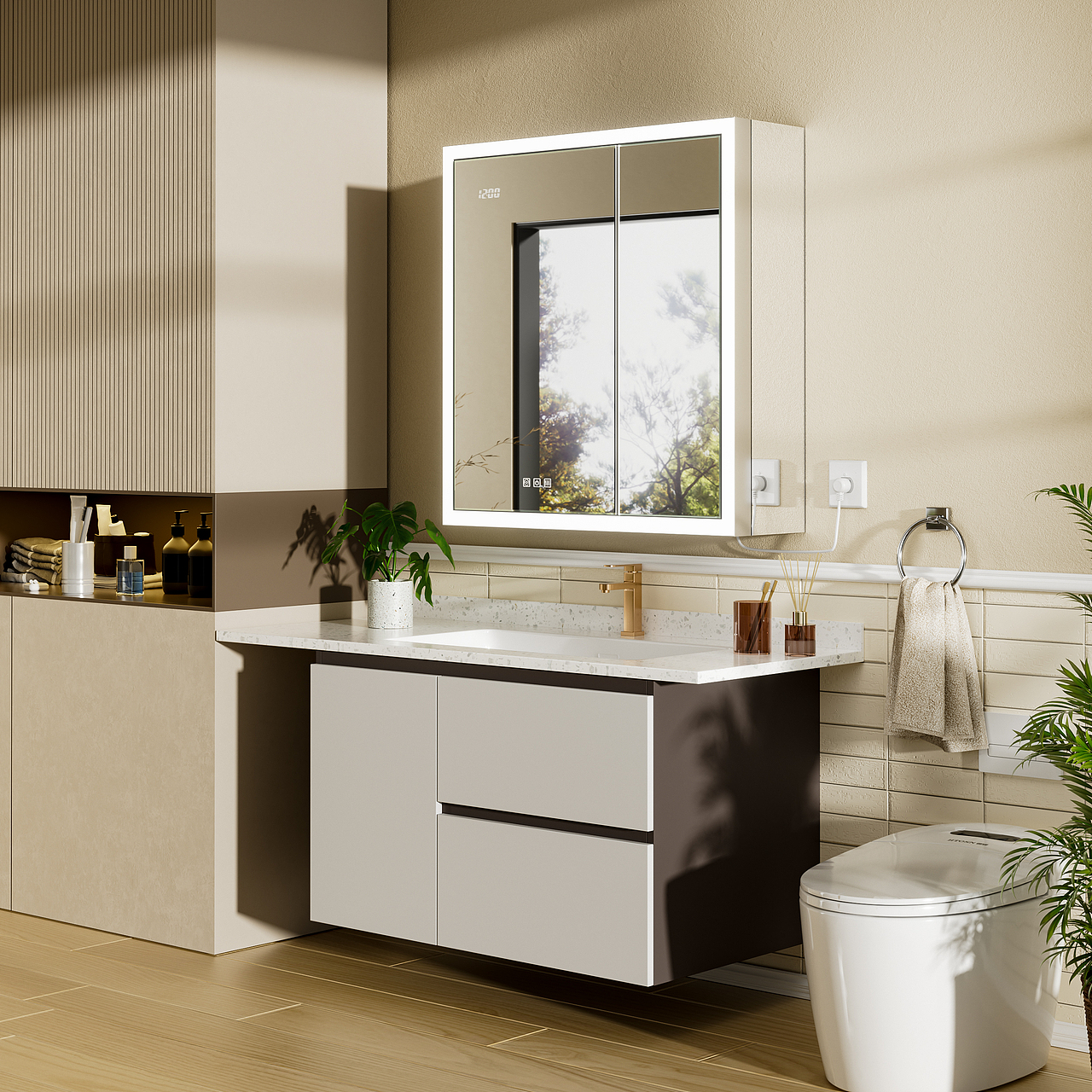 2024亚马逊室内渲染图｜浴室镜子（图ZMzg1NDk5NTg0） - 场景 - 站酷设计师LeoFelix原创素材 - 站酷ZCOOL