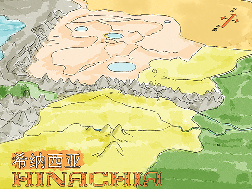 《希纳西亚》动画的一些前期概念美术