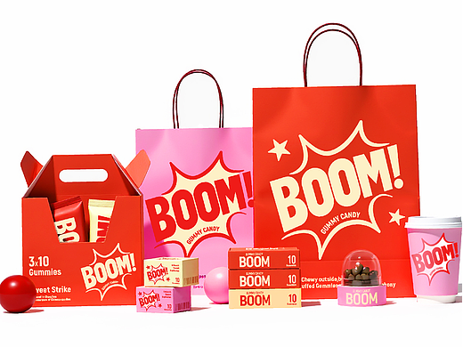 【BOOM】夹心软糖品牌设计