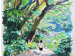 插画风景手绘