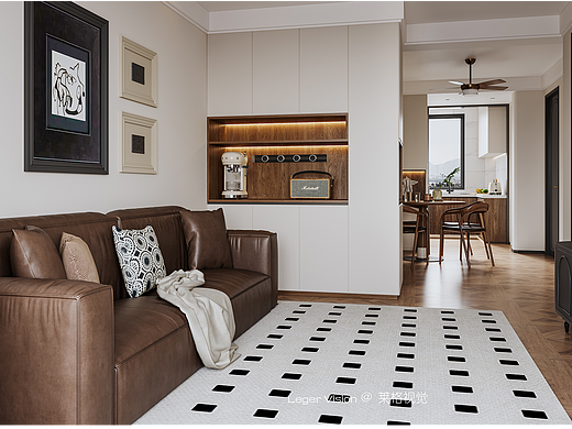 轻松的生活态度让家更具氛围