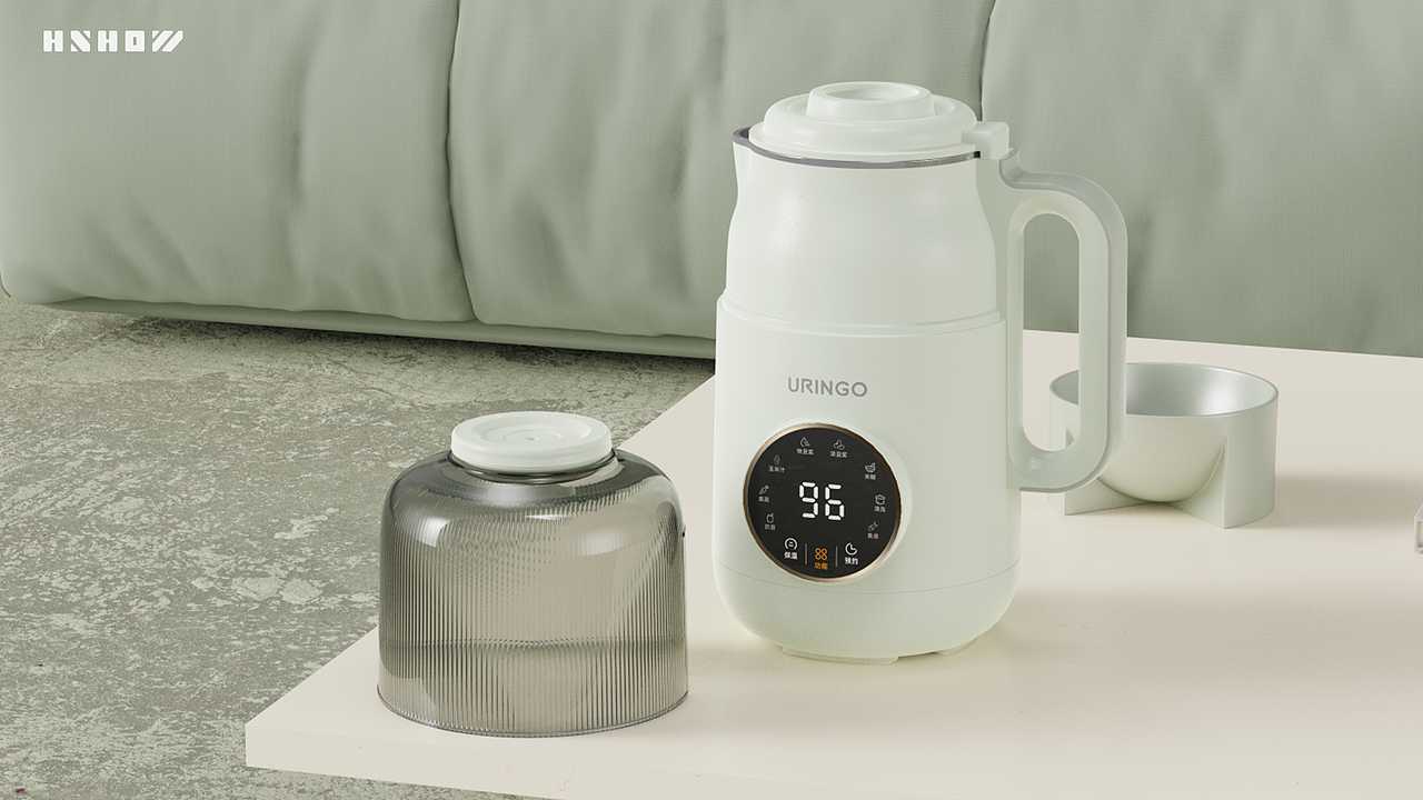 URINGO X HANSHOW | 低噪微压破壁机，时尚居家新选择~
