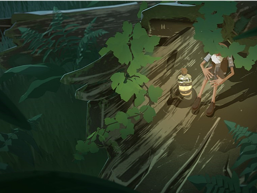 个人三维短片《住在灯里的爷爷》