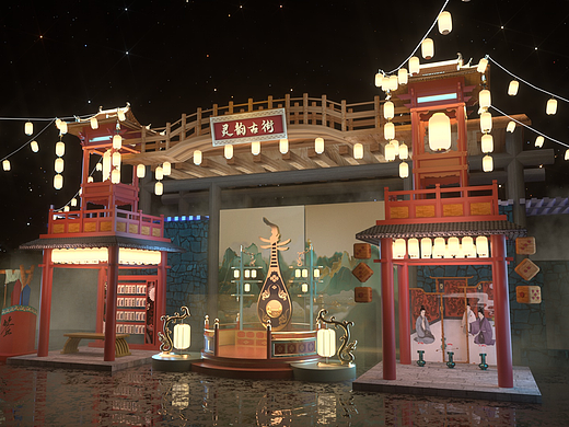 欢乐谷美陈