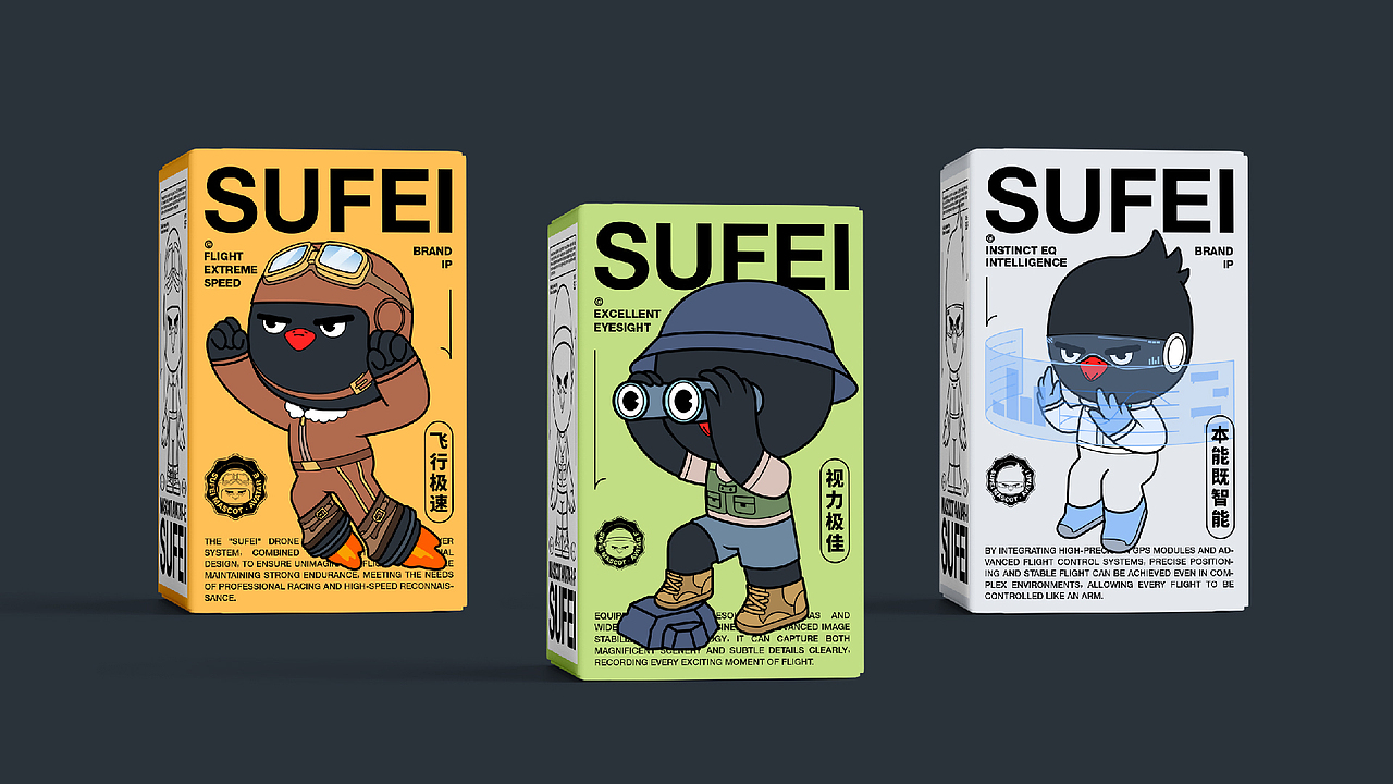 SUFEI速飞-IP形象设计（图ZMzg1NTE4NjM2） - IP形象 - 站酷设计师喵了个咪0_0原创素材 - 站酷ZCOOL