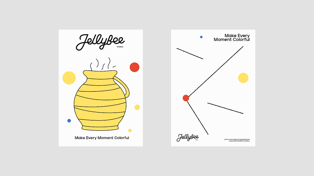 品牌視覺(jué)設(shè)計(jì)｜童裝品牌Jellybee（圖ZMzg1NTIwNDQ4） - 品牌 - 站酷設(shè)計(jì)師池恩Sylvia原創(chuàng)素材 - 站酷ZCOOL