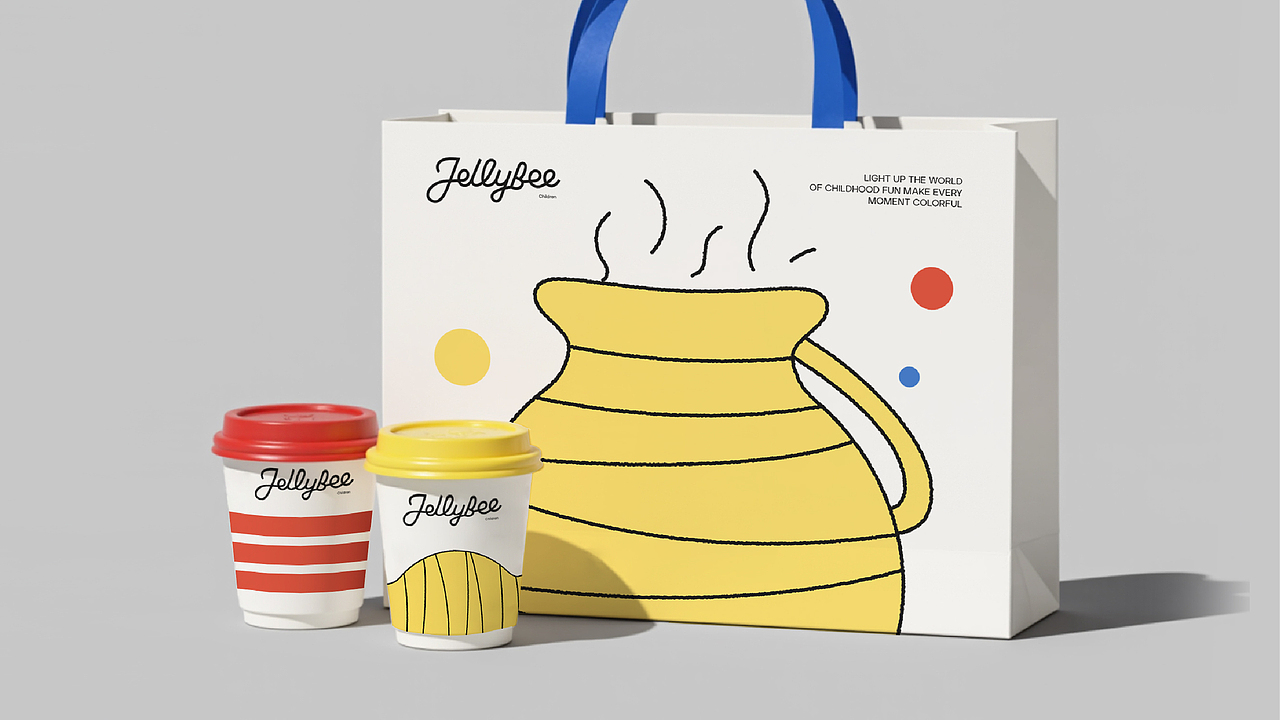 品牌視覺(jué)設(shè)計(jì)｜童裝品牌Jellybee（圖ZMzg1NTIwNDY0） - 品牌 - 站酷設(shè)計(jì)師池恩Sylvia原創(chuàng)素材 - 站酷ZCOOL