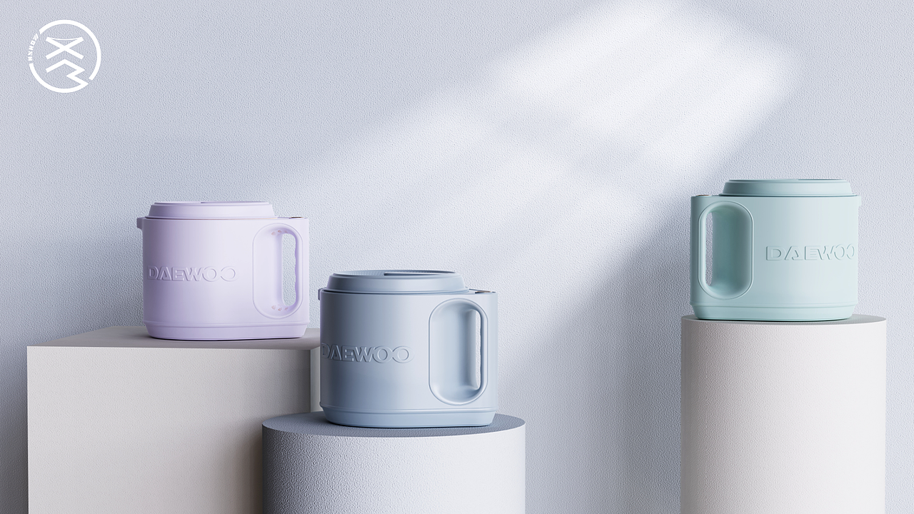 DAEWOO X HANSHOW | 迷你电饭煲，居家养生秘密武器~（图ZMzg1NTIzNzAw） - 生活用品 - 站酷设计师汉秀创意设计原创素材 - 站酷ZCOOL