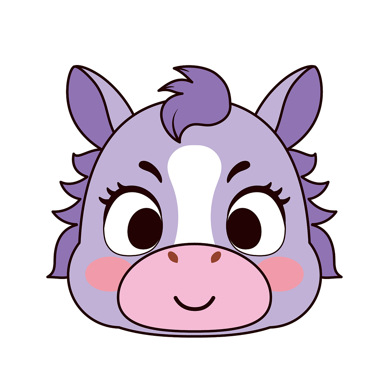 小马驹萌萌 生肖IP卡通形象插画设计马年插画（图ZMzg1NTMzMDUy） - 商业插画 - 站酷设计师阿茹生肖IP原创素材 - 站酷ZCOOL